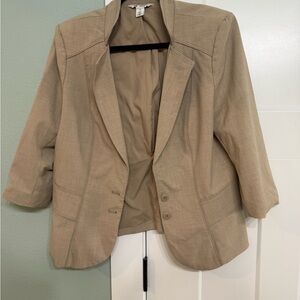 White House Black Market Beige Blazer
